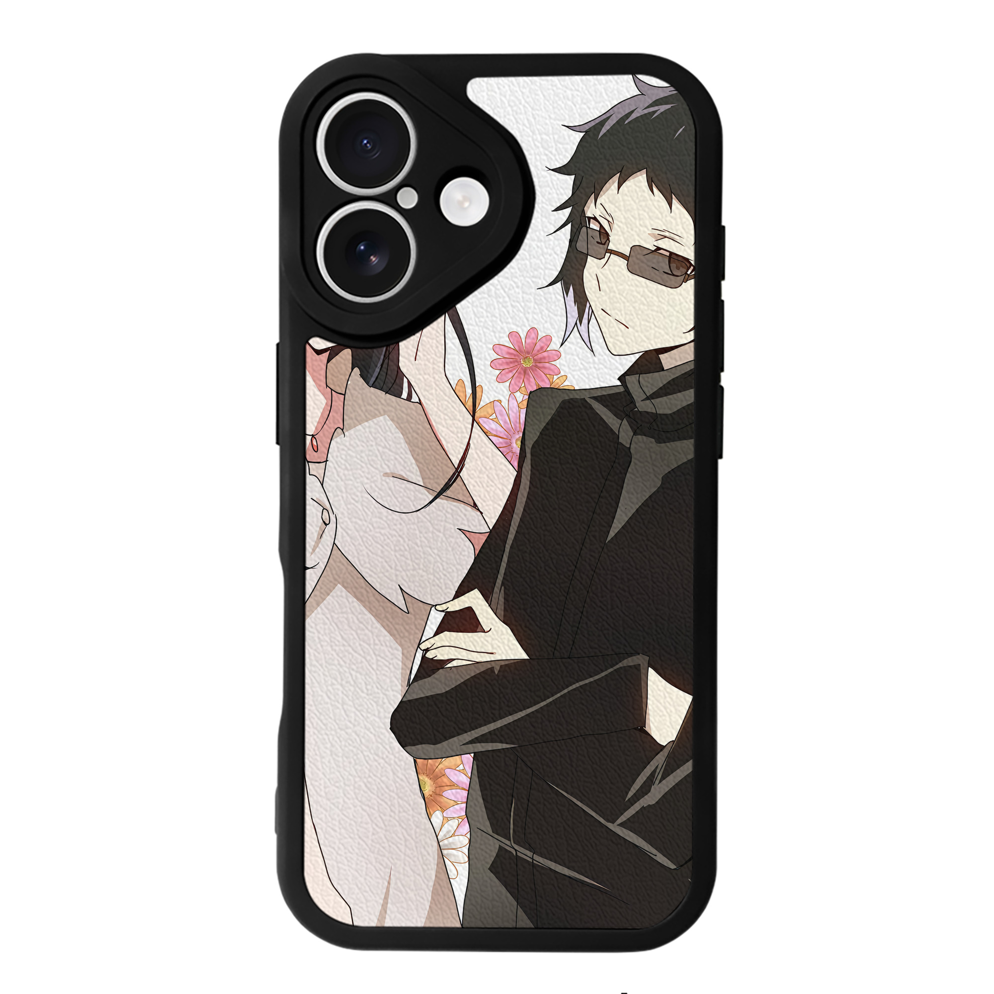 （画像用） 文豪ストレイドッグス Bungo Stray Dogs 【iPhone 16シリーズ対応】シリコンスマホケース（レザー調） 材質：シリコン